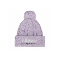 Czapka zimowa Ellesse Sanga Pom Pom. Fioletowe czapki zimowe Ellesse, bez wzorów. Za 109.99 zł.