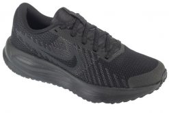 Buty do biegania damskie, Run Defy. Czarne buty treningowe Nike, bez wzorów, z materiału, przed kostkę, bez zapięcia, do biegania. Za 229.99 zł.