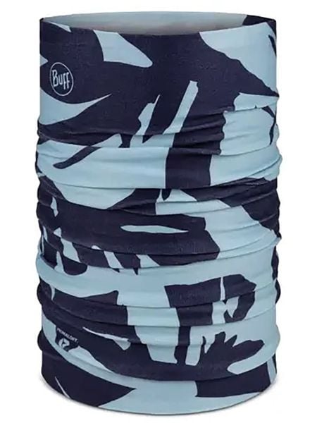 Buff Szal-koło w kolorze granatowo-błękitnym rozmiar: onesize. Niebieskie szaliki i kominy Buff, bez wzorów, z materiału. Za 109.26 zł.