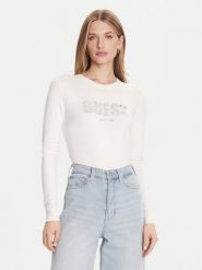 Guess Sweter W5BR40 Z2NQ2 Écru Regular Fit. Swetry Guess, m, z aplikacjami, z wiskozy, bez ramiączek. Za 241.50 zł.