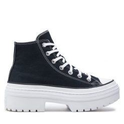 Trampki Converse. Czarne trampki Converse, bez wzorów, retro, bez zapięcia. Za 259.99 zł.