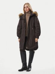 Liu Jo Kurtka zimowa WF6064 T714A Brązowy Regular Fit. Brązowe kurtki Liu Jo, na zimę, bez wzorów, bez kaptura. Za 1,549.00 zł.