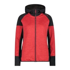 Bluza damska turystyczna CMP 34G2276. Czerwone bluzy CMP, l, bez wzorów, sportowe, bez ramiączek, bez kaptura. Za 340.00 zł.