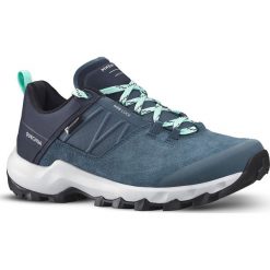 Buty turystyczne damskie Quechua MH500 wodoodporne. Niebieskie buty trekkingowe QUECHUA, z kauczuku, bez zapięcia. Za 279.99 zł.