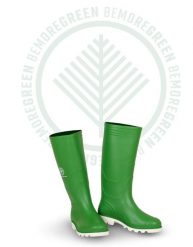 Kalosze dla dorosłych BEMOREGREEN 908 wodoszczelne. Zielone kalosze PROS, bez wzorów, bez zapięcia. Za 146.00 zł.