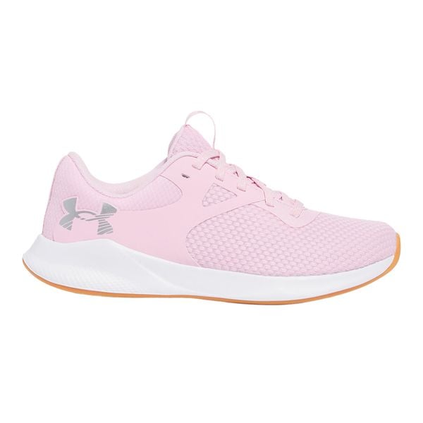 Buty treningowe damskie Under Armour W Charged Aurora 2. Czerwone buty treningowe Under Armour, bez wzorów, bez zapięcia, na fitness i siłownię. Za 209.99 zł.