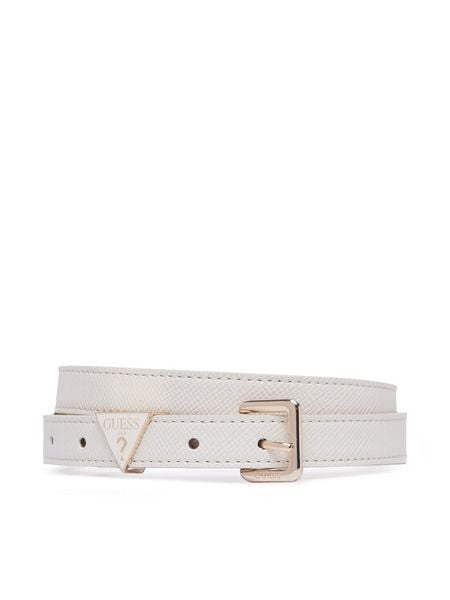 Guess Pasek BW9457 P6320 Kremowy. Białe paski Guess, z aplikacjami, ze skóry. Za 194.99 zł.