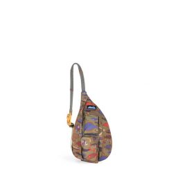 Plecak miejski Kavu Mini Slingback - fish tessellate. Zielone plecaki KAVU, bez wzorów, bez dodatków. Za 230.99 zł.
