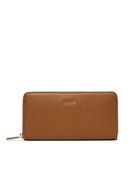 Liu Jo Portfel AF6170 E1019 Brązowy jasny. Brązowe portfele Liu Jo, bez wzorów, ze skóry. Za 249.99 zł.
