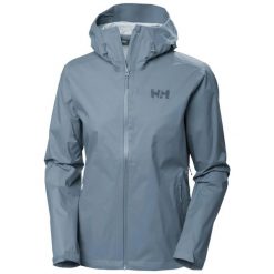Damska kurtka wodoodporna Helly Hansen Loke Terra. Czerwone kurtki przeciwdeszczowe Helly Hansen, xl, bez wzorów, z materiału, bez kaptura, trekkingowe. Za 562.45 zł.