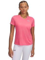 Under Armour Koszulka sportowa "Tech SSV" w kolorze różowym rozmiar: L. Różowe t-shirty sportowe Under Armour, l, bez wzorów, z materiału, bez ramiączek, outdoorowe. Za 92.21 zł.