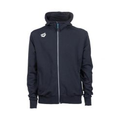 Bluza Arena Team Hooded Jacket Panel z kapturem. Niebieskie bluzy Arena, xl, bez wzorów, z bawełny, sportowe, bez ramiączek, z kapturem. Za 319.00 zł.