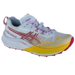 Buty do biegania damskie Asics FUjispeed 2. Czerwone buty do biegania ASICS, bez wzorów, z materiału, bez zapięcia, do biegania. W wyprzedaży za 673.25 zł.