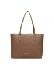 Valentino Torebka Gynevra Re VBSA6801 Beżowy. Brązowe shopper bag Valentino, bez wzorów, ze skóry, bez dodatków. Za 749.99 zł.