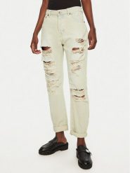 One Teaspoon Jeansy Saints 26698 Błękitny Boyfriend Fit. Niebieskie jeansy One Teaspoon, bez wzorów, z bawełny. Za 349.99 zł.