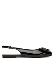 PINKO Baleriny Maggy 01 SD0247 E002 Czarny. Czarne baleriny Pinko, bez wzorów, ze skóry, bez obcasa, bez zapięcia. Za 499.99 zł.