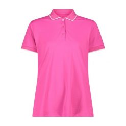 Damska koszulka polo CMP. Czerwone t-shirty sportowe CMP, bez wzorów, bez ramiączek. Za 136.65 zł.