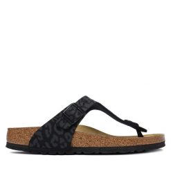 Japonki Birkenstock. Czarne japonki Birkenstock, bez wzorów. Za 449.99 zł.