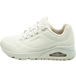 Buty do chodzenia damskie Skechers One Stand ON Air. Brązowe buty treningowe Skechers, bez wzorów, z gumy, bez zapięcia, trekkingowe. Za 366.00 zł.