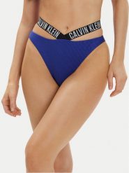 Calvin Klein Swimwear Dół od bikini KW0KW02391 Granatowy. Niebieskie bikini Calvin Klein Swimwear, bez wzorów, z syntetyku. Za 119.99 zł.