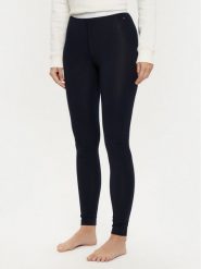 Tommy Hilfiger Legginsy UW0UW05576 Granatowy Slim Fit. Niebieskie legginsy Tommy Hilfiger, bez wzorów, z bawełny. Za 149.99 zł.