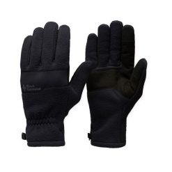 Rękawiczki polarowe Black Diamond Everyday Fleece Gloves pięciopalczaste. Czarne rękawiczki Black Diamond, bez wzorów, z polaru, sportowe. Za 109.99 zł.