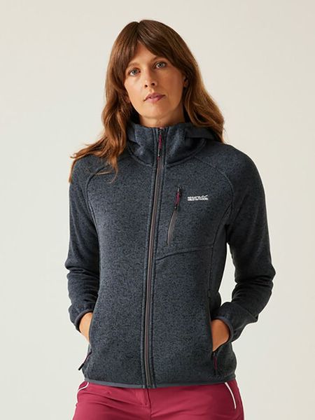 Regatta Kurtka polarowa "Newhill II" w kolorze antracytowym rozmiar: 42. Czarne kurtki Regatta, bez wzorów, z materiału, bez kaptura. Za 114.44 zł.