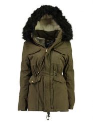 Geographical Norway Parka "Celeste" w kolorze oliwkowym rozmiar: M. Brązowe płaszcze Geographical Norway, m, bez wzorów, bez kaptura. Za 264.77 zł.