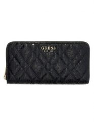 Guess Portfel w kolorze czarnym - 20 x 10 x 2 cm rozmiar: onesize. Czarne portfele Guess, z aplikacjami, z materiału. Za 195.99 zł.
