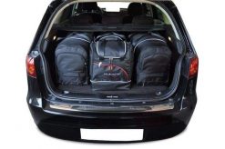 Torby Do Bagażnika Fiat Croma 2005-2010 4Szt Kjust. Czarne torby podróżne KJUST, bez wzorów, z kauczuku. Za 1,226.00 zł.