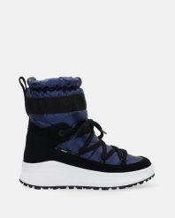 GRANATOWE ŚNIEGOWCE Z SUWAKIEM 8709 GUMM BLU. Botki Venezia, bez wzorów, bez obcasa, bez zapięcia. Za 359.00 zł.