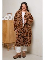 Curvy Lady Płaszcz przejściowy w kolorze brązowym rozmiar: 40/42. Brązowe płaszcze Curvy Lady, bez wzorów, klasyczne, bez kaptura. Za 165.99 zł.