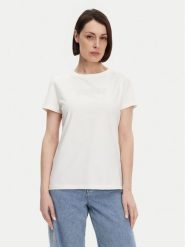Guess T-Shirt BRIANA SS V3BI11 J1314 Biały Active Fit. Białe t-shirty Guess, xxs, z aplikacjami, z bawełny, bez kołnierzyka, bez ramiączek. Za 89.99 zł.
