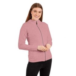 Bluza Z Kapturem Damska Winnie. Czerwone bluzy Trespass, l, bez wzorów, z jersey, casualowe, bez ramiączek, z kapturem. Za 139.99 zł.