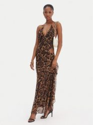 Bardot Sukienka koktajlowa Cyrel 59760DB1 Brązowy Regular Fit. Brązowe sukienki Bardot, bez wzorów, z syntetyku, wizytowe, bez kołnierzyka, bez ramiączek. Za 639.99 zł.