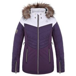 Damska kurtka narciarska LOAP Okinora S. Białe kurtki narciarskie ZONE PERFECT, na zimę, s, bez wzorów, bez kaptura, narciarskie. Za 384.99 zł.