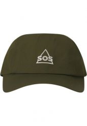 Czapka z daszkiem SOS Ash. Zielone czapki z daszkiem SOS, bez wzorów, z materiału, eleganckie. Za 146.00 zł.