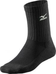 Skarpety sportowe uniseks Mizuno Volley Socks Medium. Czarne skarpetki Mizuno, bez wzorów, z bawełny. Za 26.99 zł.