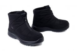 JOSEF SEIBEL 91855 PL76 100 Colorado 55 schwarz, botki damskie. Czarne botki Josef Seibel, bez wzorów, bez obcasa, bez zapięcia. Za 315.92 zł.