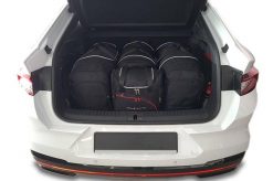 Torby Do Bagażnika Skoda Enyaq Iv Coupe Ev 2022+ 4Szt Kjust. Czarne torby podróżne KJUST, bez wzorów, z kauczuku. Za 1,350.00 zł.