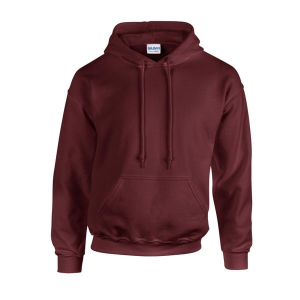 Bluza Z Kapturem Dla Dorosłych Unisex Heavy Blend. Czerwone bluzy GILDAN, m, bez wzorów, z bawełny, klasyczne, bez ramiączek, z kapturem. Za 154.99 zł.