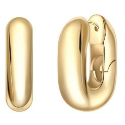 Yokoamii Kolczyki kola z pozlacanego mosiadzu 1 ct Damski. Żółte kolczyki Yokoamii, pozłacane. Za 169.99 zł.