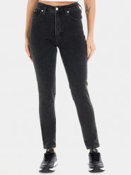 Calvin Klein Jeans Jeansy J20J221584 Czarny Skinny Fit. Czarne jeansy Calvin Klein Jeans, bez wzorów, z bawełny. Za 279.99 zł.