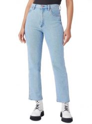 Wrangler Dżinsy "Wild West Canyon Bluestone" - Regular fit - w kolorze błękitnym rozmiar: W40/L32. Niebieskie jeansy Wrangler, l, z aplikacjami, klasyczne, z podwyższonym stanem. Za 105.63 zł.