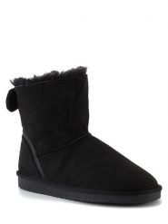 ISLAND BOOT Botki zimowe "Massey" w kolorze czarnym rozmiar: 40. Czarne botki Island Boot, bez wzorów, z materiału, bez obcasa, bez zapięcia. Za 190.06 zł.