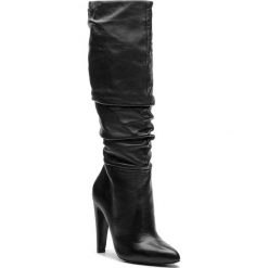 Kozaki STEVE MADDEN - Carrie Boot SM11000130-03001-017 Black Leather. Czarne kozaki Steve Madden, z materiału. Za 749.00 zł.