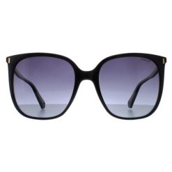 Okulary przeciwsłoneczne Damskie Polaroid PLD 6218_S 56807WJ. Czarne okulary przeciwsłoneczne Polaroid, bez wzorów. Za 255.50 zł.