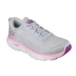 Buty sportowe Damskie Skechers. Szare buty treningowe Skechers, bez wzorów, bez zapięcia. Za 447.99 zł.