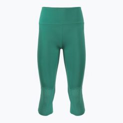 Legginsy treningowe damskie Gymshark Pulse Cropped. Zielone legginsy Gymshark, bez wzorów, sportowe. Za 94.99 zł.