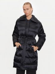Calvin Klein Płaszcz zimowy K20K207728 Czarny Slim Fit. Czarne kurtki Calvin Klein, na zimę, m, bez wzorów, z syntetyku, bez kaptura. Za 909.99 zł.